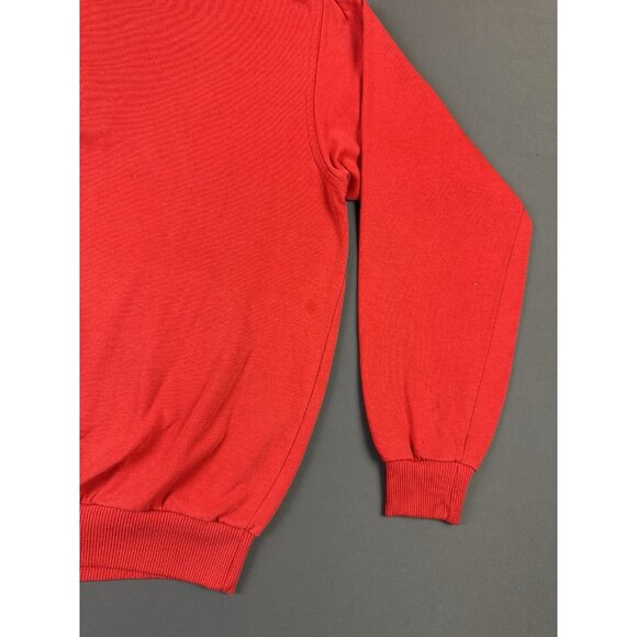 Rare Vintage 80s Patagonia Snap Button Blank Red Sweater Long Sleeve Outdoor - Picture 11 of 13